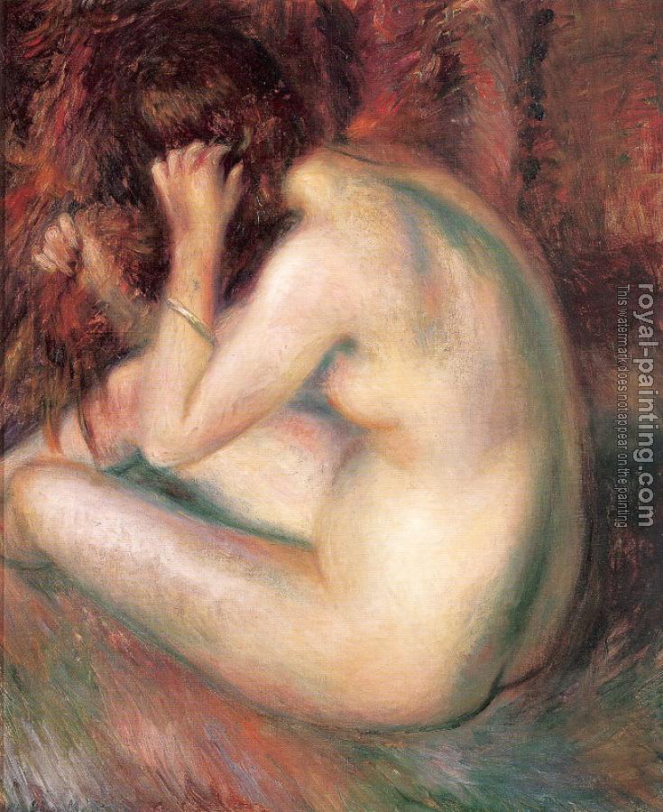 William James Glackens : Back of nude